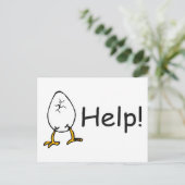 Help Pasen Feestdagenkaart (Staand voorkant)