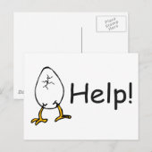 Help Pasen Feestdagenkaart (Voorkant / Achterkant)