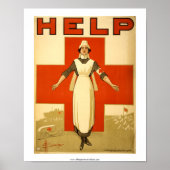 HELP, Poster van het Australische Rode Kruis (Voorkant)