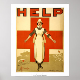 HELP, Poster van het Australische Rode Kruis