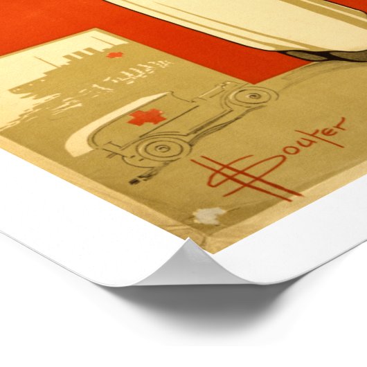 HELP, Poster van het Australische Rode Kruis (Hoek)