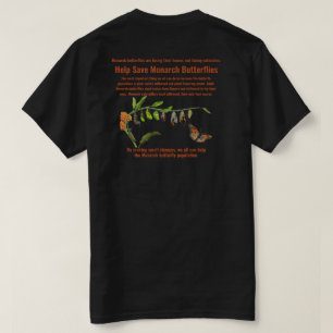 Help redden de monarchvlinders t-shirt