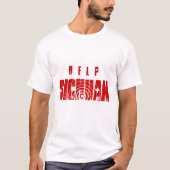 Help Sichuan aardbeving T-shirt (Voorkant)