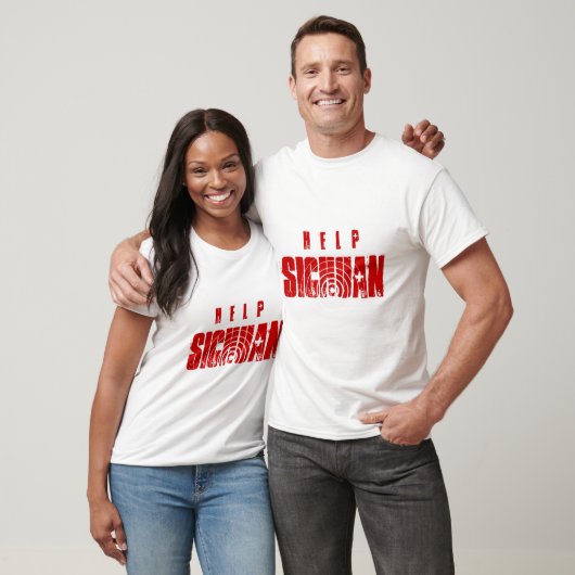 Help Sichuan aardbeving T-shirt (Unisex)