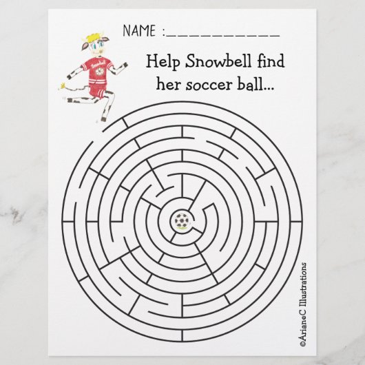 Help Snowbell de koe om haar voetbal te vinden (Voorkant)