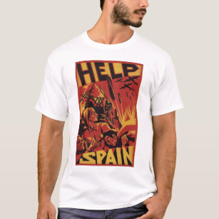 Help Spanje (1937)_Poster Propaganda T-shirt