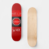 Help Stop War Skateboard (Voorkant)