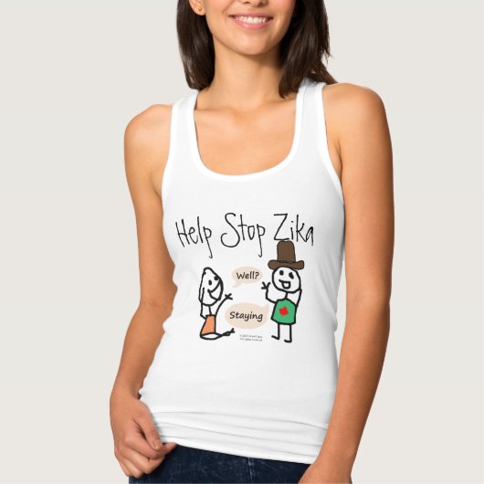 Help Stop Zika T-Shirt van RoseWrites (Voorkant)