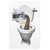 Help! Stuck in Toilet Magneet (Verticaal)