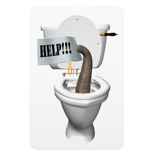Help! Stuck in Toilet Magneet (Verticaal)