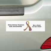 Help support en bewustwording te bieden bumpersticker (Op auto)