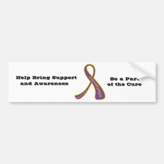 Help support en bewustwording te bieden bumpersticker (Voorkant)