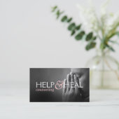 Help-therapie bij medische hulp bij het genezen va visitekaartje (Staand voorkant)