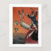 Help!  Tinman Falling Briefkaart (Voorkant)