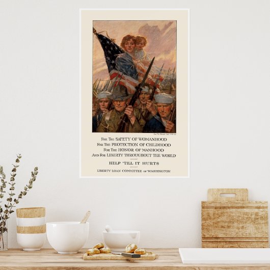 Help tot het uur is poster (Keuken)