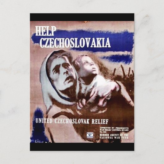 Help Tsjechoslowakije Briefkaart (Voorkant)