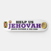 HELP US JEHOVAH Skateboard (Horizontaal)