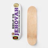 HELP US JEHOVAH Skateboard (Voorkant)