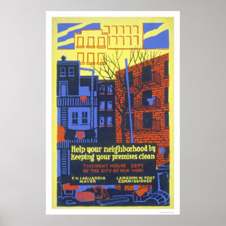 Help uw groep WPA 1936 Poster