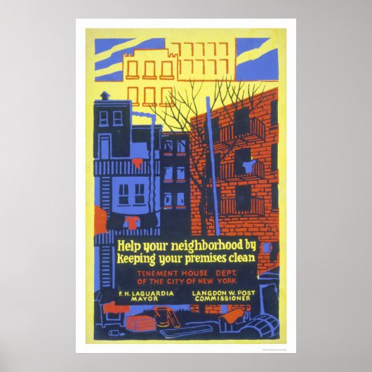 Help uw groep WPA 1936 Poster (Voorkant)