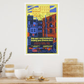 Help uw groep WPA 1936 Poster (Keuken)