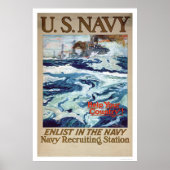 Help uw land - Enlist bij de marine (US02286B) Poster (Voorkant)
