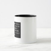 Help van een narcist? Geen Bedankt! Mok (Midden)