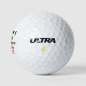 Help-verlies | Funny personalised Customable Name Golfballen (Logo)