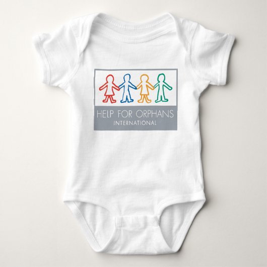 Help voor Orphans Baby Onsie Romper (Voorkant)