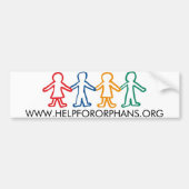 Help voor orphans-Bumpersticker Bumpersticker (Voorkant)