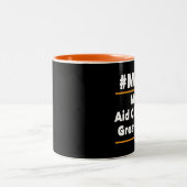 Help weer geweldig laten klimmen tweekleurige koffiemok (Center)