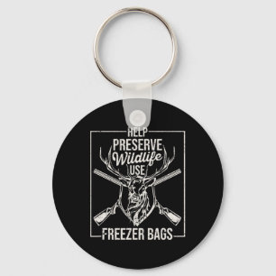 Help Wildlife te behouden Gebruik Freezer Bygs Fun Sleutelhanger