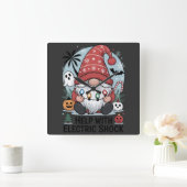 Help With Electric Shock – Funny Christmas Vierkante Klok (Huis)