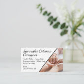 Help-zorgverlener voor toonder visitekaartje