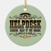 Helpdesk Keramisch Ornament (Voorkant)