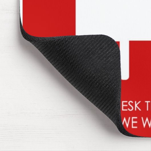 Helpdesk mousemat muismat (Hoek)