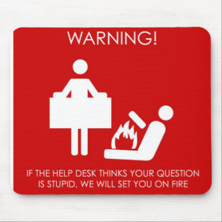 Helpdesk mousemat muismat