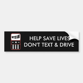helpen levens te redden zonder tekst en bumperstic bumpersticker