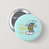 HELPEN MENSEN DANCE RONDE BUTTON 5,7 CM (Voorkant /achterkant)