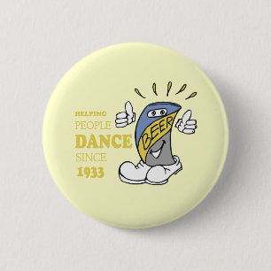 HELPEN MENSEN DANCE RONDE BUTTON 5,7 CM