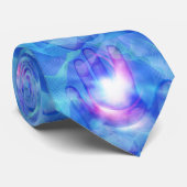 Helpen verlichte hand stropdas (Opgerold)