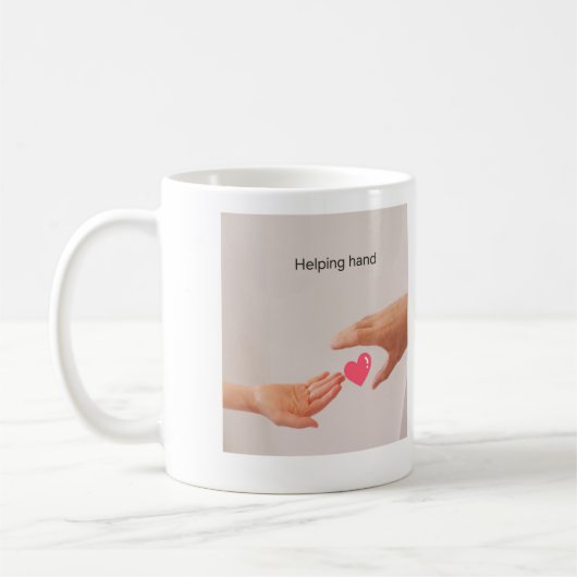 Helpende hand mok (Links)
