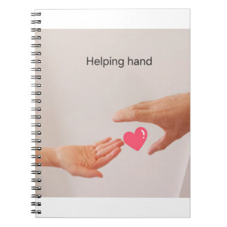 Helpende hand notitieboek