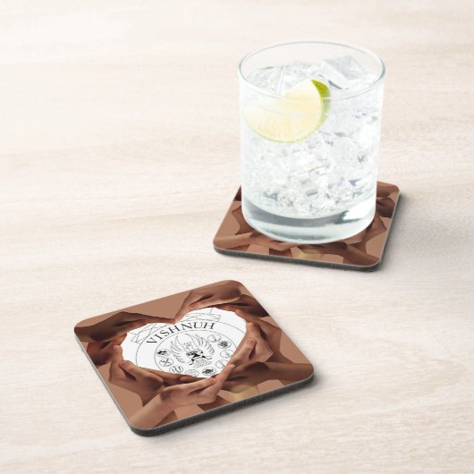 helpende handen van het Vishnuh-Genootschap Bier Onderzetter (Rechterzijde)