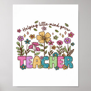 Helpende Kleine Geesten Groeien Wilde Bloemen Lera Poster
