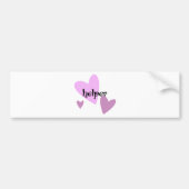 Helper Bumpersticker (Voorkant)