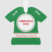 Helper Green Photo Template Kinderen voor kerstman Ornament (achterkant)