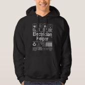 Helper voor elektricien hoodie (Voorkant)