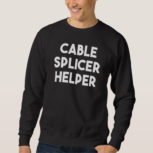 Helper voor kabelsplicer trui (Voorkant)