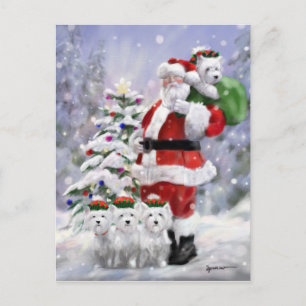 Helpers van de Kerstman Feestdagenkaart